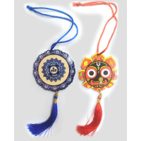 Брелок Шри Радха/Джаганнатх; Sri Radha & Jagannath Car Hanging Брелок Шри Радха/Джаганнатх; Sri Radha & Jagannath Car Hanging