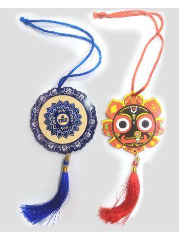 Брелок Радха и Джаганнатх: украшение для авто и дома