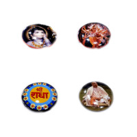 Вайшнавские значки: Кришна, Шри Радха, Шрила Прабхупада; Spiritual Pin Batches