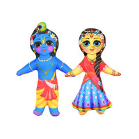 Игрушки для детей: Радха и Кришна; Radha Krishna Soft Toys (Small)