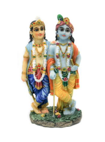 Статуэтка Кришны и Баларамы (17 см)