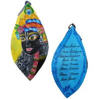 Мешочек для четок с принтом Кришна; Krishna Face Printed Bead Bags, rasbiharilal Мешочек для четок с принтом Кришна; Krishna Face Printed Bead Bags, rasbiharilal