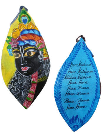 Мешочек для четки с Кришной: эксклюзивный дизайн от RasbihariLal