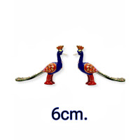 Павлинчики алтарные, 6 см; PEACOCK METAL (6 cm.)