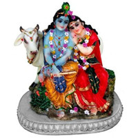 Статуэтка Радха и Кришна, 15 см; Radha and Krishna Statue, 15 cm