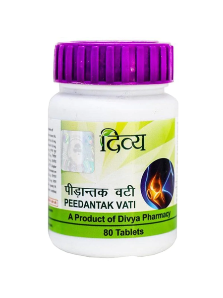 Дивья Пидантак Вати 80 таб, Патанджали; Divya Peedantak Vati, 80 tabs, Patanjali 