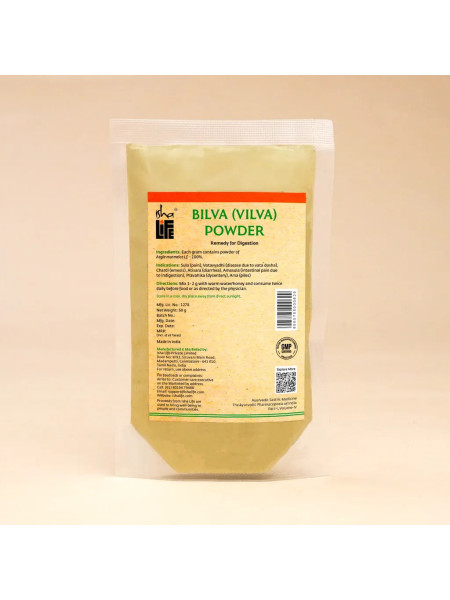 Баэль чурна, 50 г, Иша Лайф; Vilvam Powder (Bilva or Bael), 50 g, Isha Life