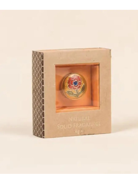 Твердые духи - Сандал и Ветивер, 4 г, Иша Лайф; Beeswax Natural Oil Solid Perfume - Sandalwood & Vetiver, 4 g, Isha Life