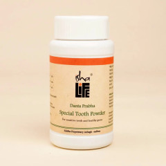 Травяной зубной порошок Данта Прабху (без фтора), 60 г, Иша Лайф; Danta Prabha Special Tooth Powder, 50 g, Isha Life