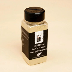 Травяной зубной порошок (без фтора), 60 г, Иша Лайф; Herbal Tooth Powder, 50 g, Isha Life