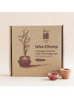 Дхуп-порошок Isha Life ручной работы в чашках из коровьего навоза, 12 шт.