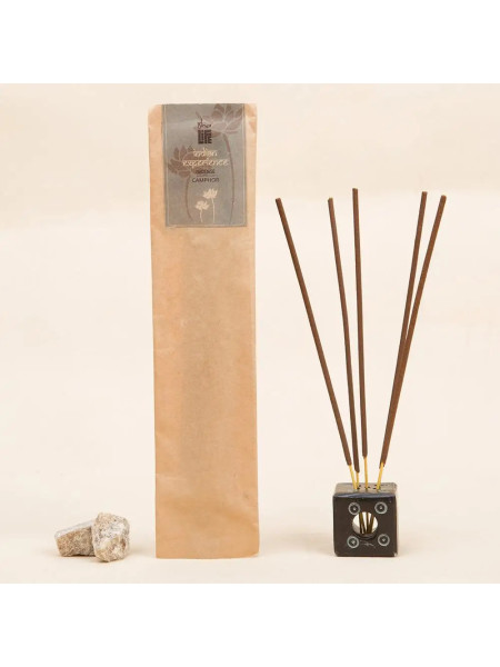 Благовония палочки "Камфора масала", натуральные травяные, 10 шт., Иша Лайф; Camphor masala Incense/Agarbatti  (Pack of 10 pc), Isha Life