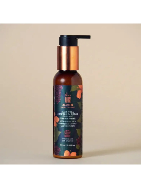 Кондиционер против выпадения волос с экстрактом гибискуса и виноградных косточек, 100 мл, Иша Лайф; Hair Fall Control Conditioner with Hibiscus & Grapeseed Extract, 100ml, Isha Life