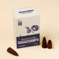 Благовония конусные "Нагчампа", натуральные травяные, 20 шт., Иша Лайф; Backflow Refill Incense Nagachampa (Pack of 20 pc), Isha Life Благовония конусные "Нагчампа", натуральные травяные, 20 шт., Иша Лайф; Backflow Refill Incense Nagachampa (Pack of 20 pc), Isha Life
