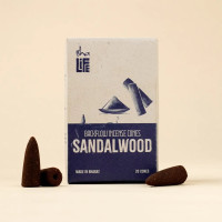 Благовония конусные "Сандал", натуральные травяные, 20 шт., Иша Лайф; Backflow Refill Incense Sandalwood (Pack of 20 pc), Isha Life Благовония конусные "Сандал", натуральные травяные, 20 шт., Иша Лайф; Backflow Refill Incense Sandalwood (Pack of 20 pc), Isha Life