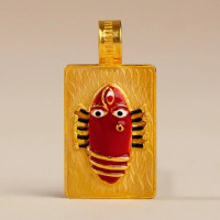 Золотой кулон Линг Бхайрави 22 карата - 4 г, Иша Лайф; Linga Bhairavi 22KT Gold Pendant - 4 gm (Kumkum), Isha Life