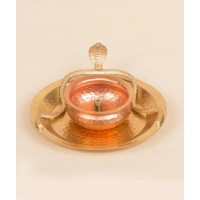 Лампа латунная со змеей, Иша Лайф; Hammered Snake Lamp, Isha Life Лампа латунная со змеей, Иша Лайф; Hammered Snake Lamp, Isha Life