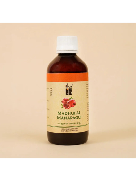 Мадхулай Манпагу (Гранатовый сироп), 200 мл, Иша Лайф; Madhulai Manapagu (Pomegranate Syrup), 200 ml,  Isha Life