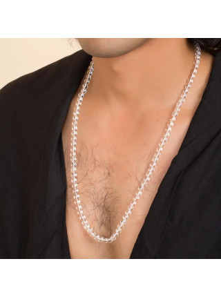 Четки из кварца, 6,1–6,5 мм, Иша Лайф; Sphatik Mala (Quartz Stones(6.1- 6.5mm)), Isha Life