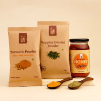 Набор для детокса: мед, ним, куркума, Иша Лайф; Daily Detox: Neem, Turmeric, Himalayan Honey, Isha Life Набор для детокса: мед, ним, куркума, Иша Лайф; Daily Detox: Neem, Turmeric, Himalayan Honey, Isha Life