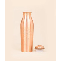 Медная бутылка для воды с гравировкой «Йогешварая Чант», 950 мл, Иша Лайф; Copper Water Bottle Engraved with Yogeshwaraya Chant, 950 ml, Isha Life