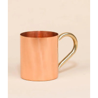 Медная кружка с ручкой, 414 мл, Иша Лайф; Copper Mug with Handle, 414 ml, Isha Life