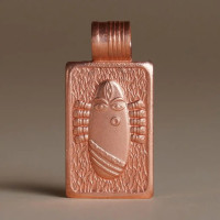 Медный кулон Линг Бхайрави маленький, Иша Лайф; Linga Bhairavi Copper Pendant (Small), Isha Life