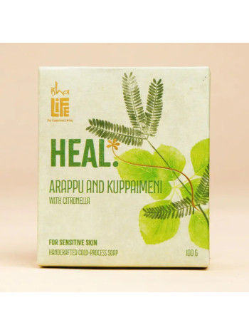 Мыло ручной работы с цитронеллой Isha Life: Натуральная защита от насекомых