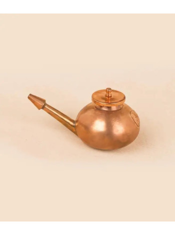 Нети Пот Иша Лайф: Медный Кувшин для Промывания Носа Jala Neti