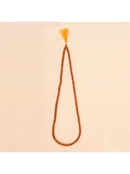 Рудракша Мала Иша Панчамукхи (пятиликая), 6 мм, Иша Лайф; Rudraksha Mala Isha Panchamukhi (five-faced), 6 mm, Isha Life