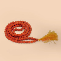 Рудракша Мала Иша Панчамукхи (пятиликая), 8 мм, Иша Лайф; Rudraksha Mala Isha Panchamukhi (five-faced), 8 mm, Isha Life