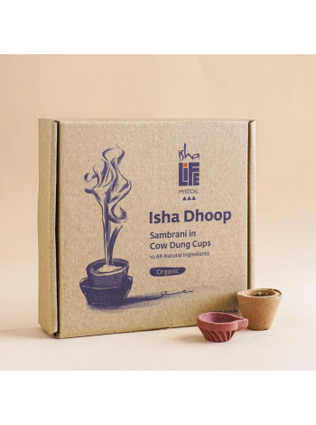 Самбрани/Лобан Isha Life: Ручная работа, чашечки из навоза (12 шт)