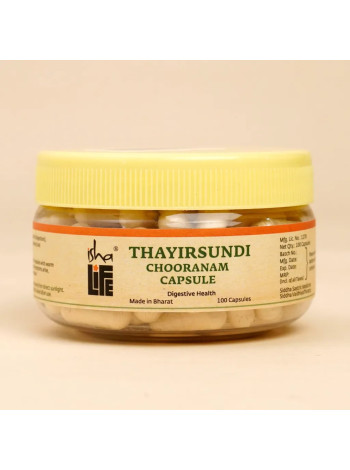 Тайр Сунди капсулы Isha Life: быстрое облегчение боли в желудке, 100 шт.