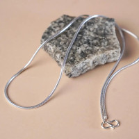 Серебренная цепочка для кулона Линга Бхайрави, длинная, Иша Лайф; Linga Bhairavi Silver long Chain, Isha Life