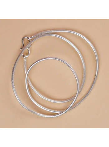 Серебряная цепочка Линга Бхайрави - короткая, Isha Life