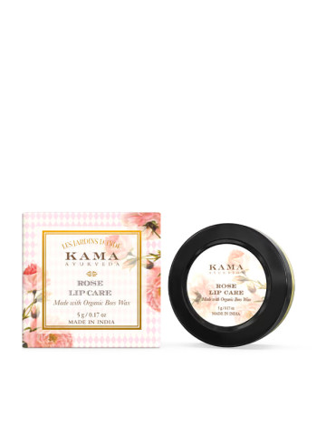 Бальзам для губ с розой Kama Ayurveda: Роскошный уход, 5 г