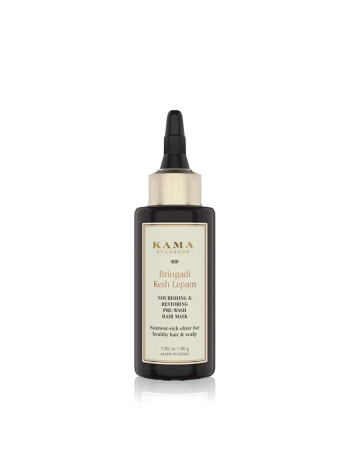 Kama Ayurveda Bringadi Kesh Lepam: Питательная маска для волос перед мытьем, 80г