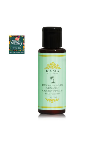 Кама Аюрведа: Органическое кокосовое масло первого отжима, 50 мл