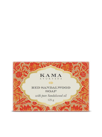 Мыло из красного сандала Kama Ayurveda: 125 г для здоровой кожи