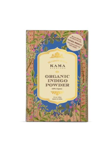 Органический порошок индиго, 100 г, Кама Аюрведа; Organic Indigo Powder, 100 g, Kama Ayurveda