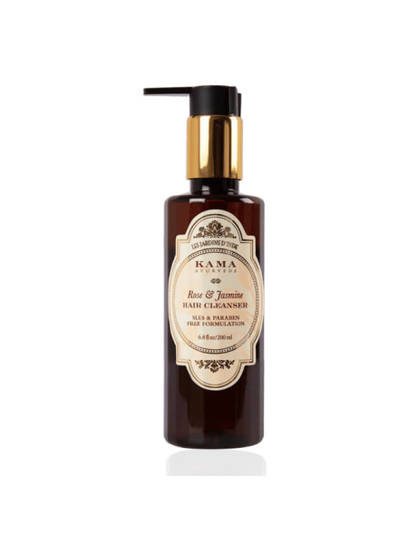 Шампунь для волос «Роза и жасмин», 200 мл, Кама Аюрведа; Rose & Jasmine Hair Cleanser, 200 ml, Kama Ayurveda