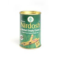 Гильзы для травяных самокруток, 25 шт., Нирдош; Nirdosh Herbal Pre – Rolled Empty Cones