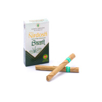 Травяные сигареты, базилик, 10 шт., Нирдош; Basil Flavour – Nirdosh Herbal Dhoompan, 10 pcs
