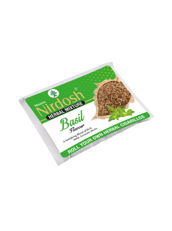 Травяная смесь, базилик, 50 г, Нирдош; Basil – Nirdosh Herbal Raw Mixtures, 50 g