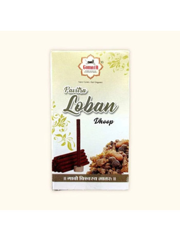 Благовония безосновные Лобан, 50 г, Гомата Блисс; Gomata Bliss Pavitra Loban Dhoop 50 g
