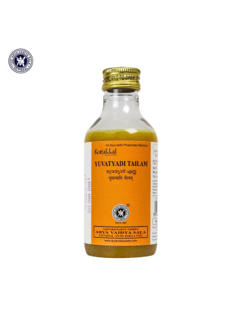 Юватьяди Тайлам, 200 мл, производитель "Коттаккал Аюрведа"; Kottakkal Ayurveda, Yuvatyadi Tailam, 200 ml