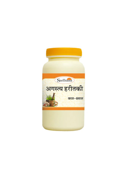 Агастья Харитаки, тоник расаяна, 100 г; Agastya Haritaki 100 g, Sadhana Ayurvedics