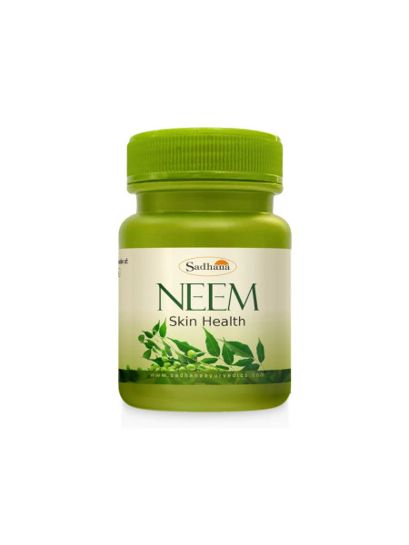 Ним, для очищения крови и кожи, 60 капсул, Садхана Аюрведикс; Sadhana Ayurvedics Neem Capsules 60 caps