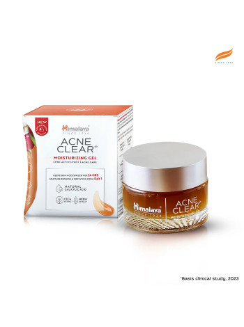 Увлажняющий гель против акне, 50 мл, Хималая; Himalaya Acne-Clear Moisturizing Gel 50 ml