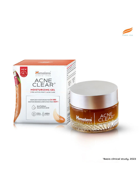 Увлажняющий гель против акне, 50 мл, Хималая; Himalaya Acne-Clear Moisturizing Gel 50 ml